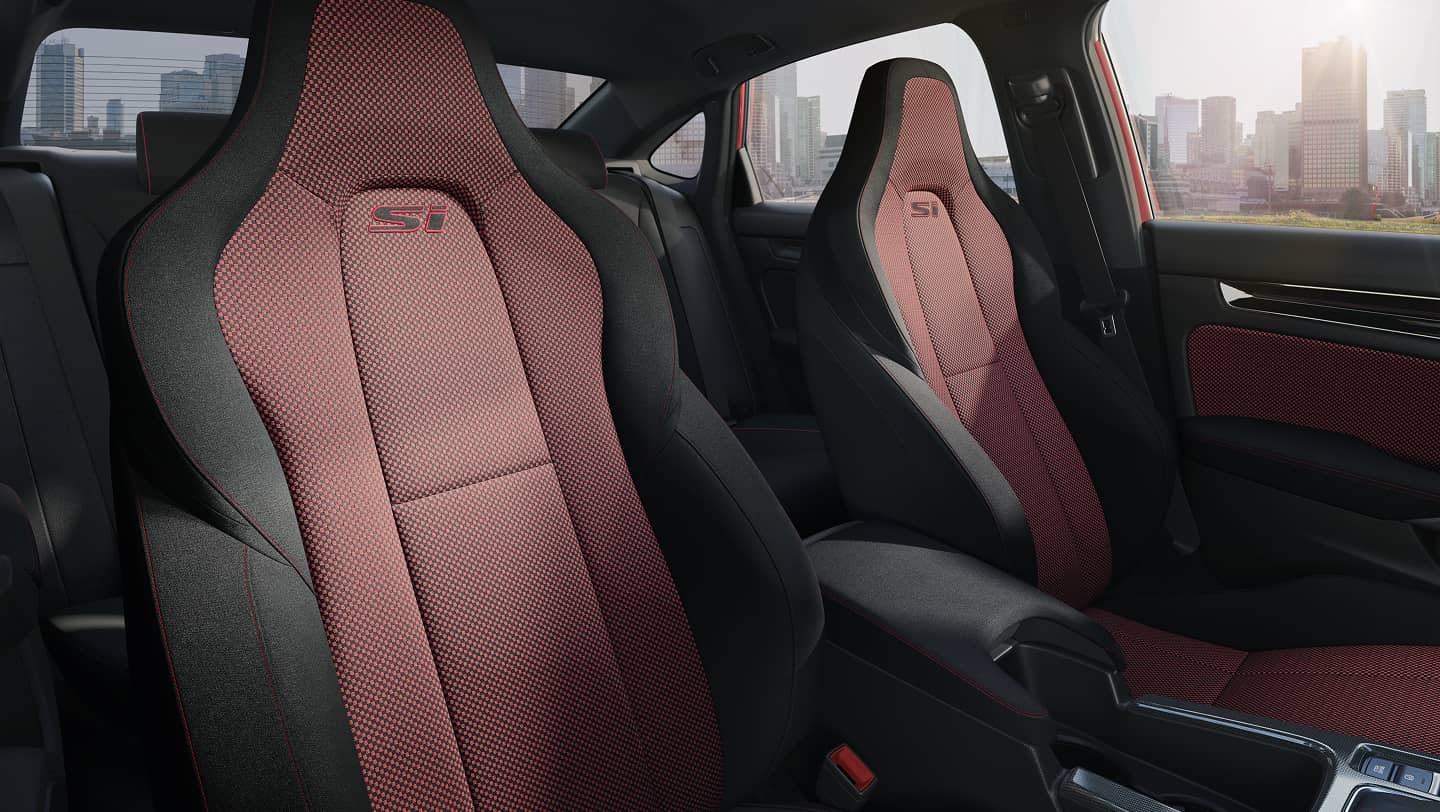 interior seats of 2026 honda civic si