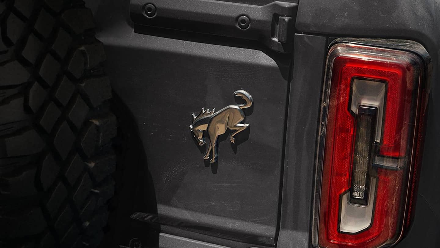 close up of back of 2026 bronco