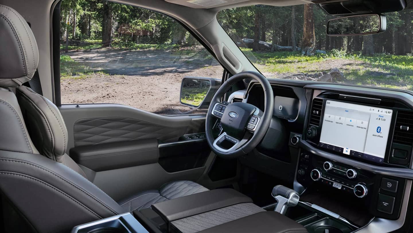 interior dash of ford f-150