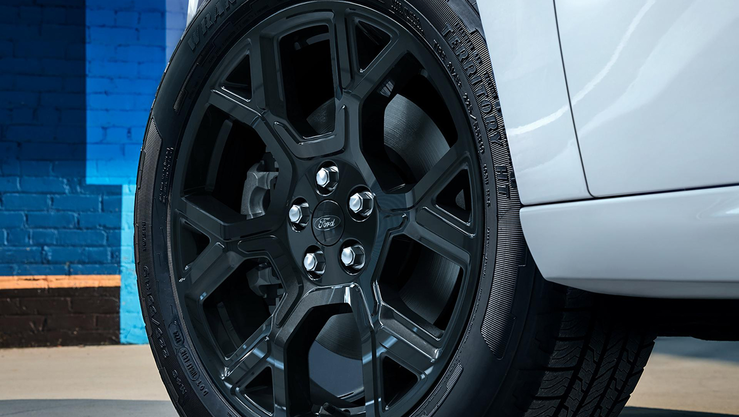 close up of 2026 ford maverick tire