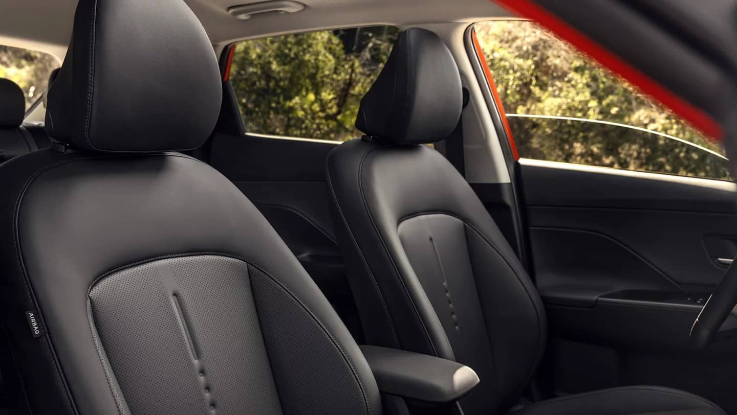 interior 2026 hyundai kona seats
