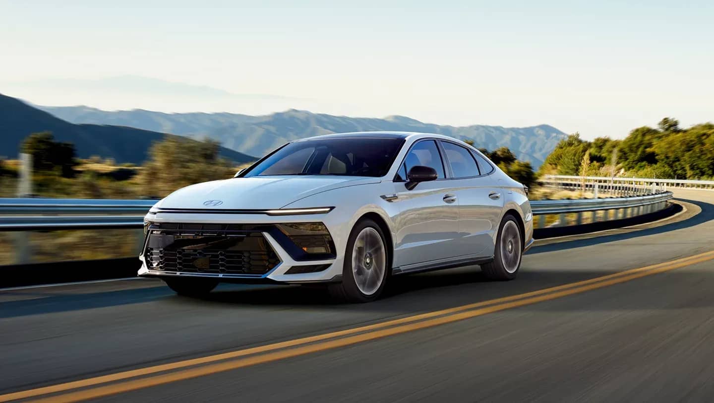 2026 Hyundai Sonata on the road