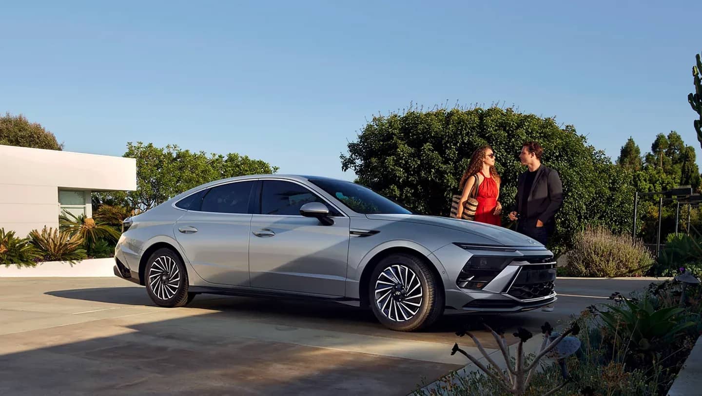 2026 Hyundai Sonata in a driveway