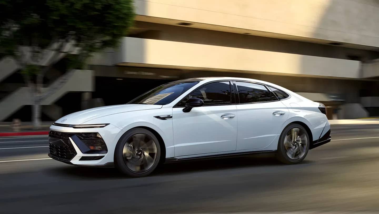 2026 Hyundai Sonata in the city