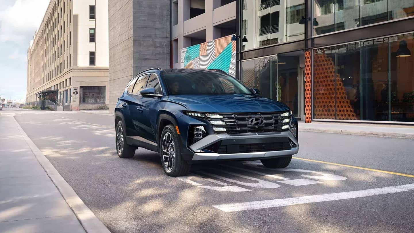 2026 Hyundai Tucson in the city