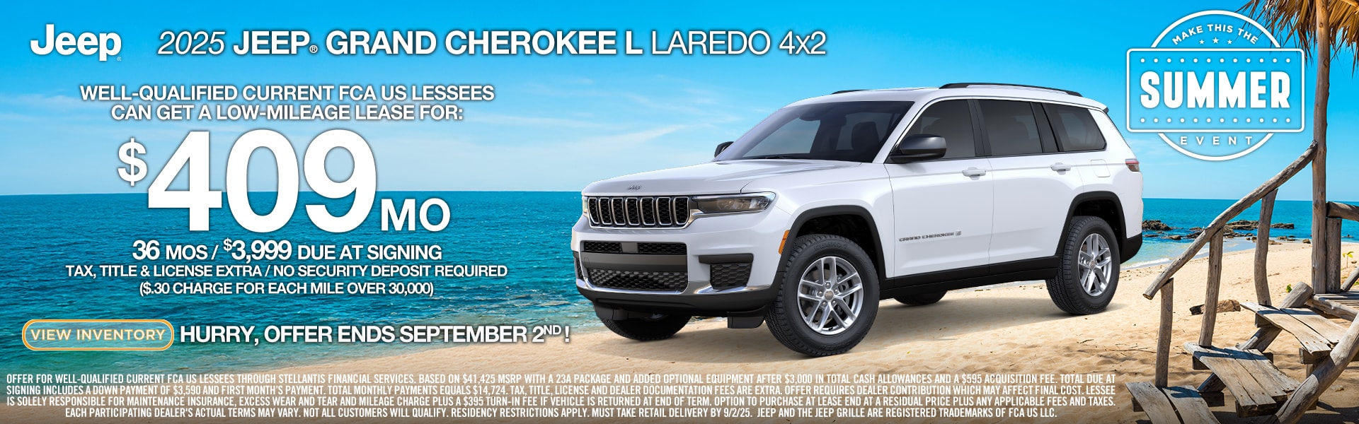 Jeep Grand Cherokee Lease offer