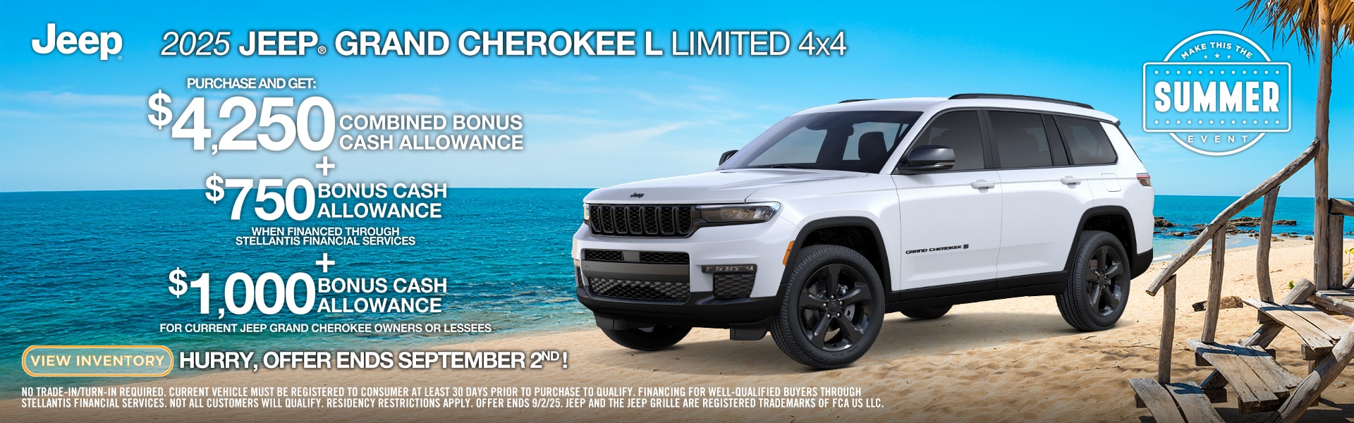 Jeep Grand Cherokee offer