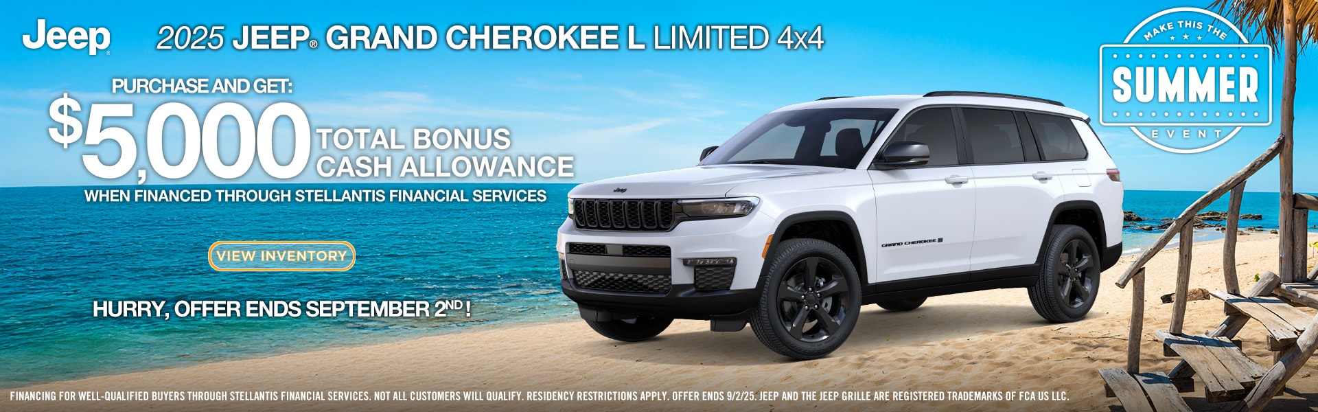 Jeep Grand Cherokee offer