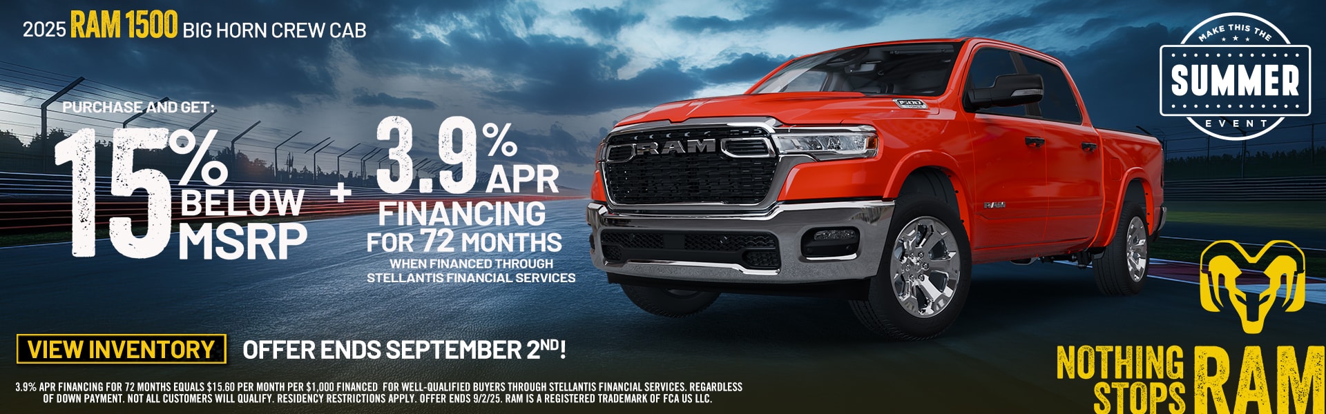 Ram 1500 offer