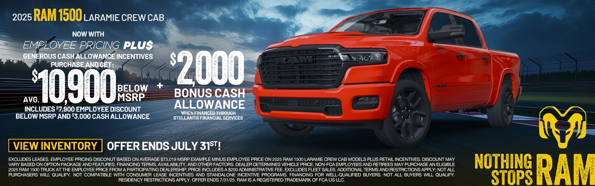Ram 1500 offer