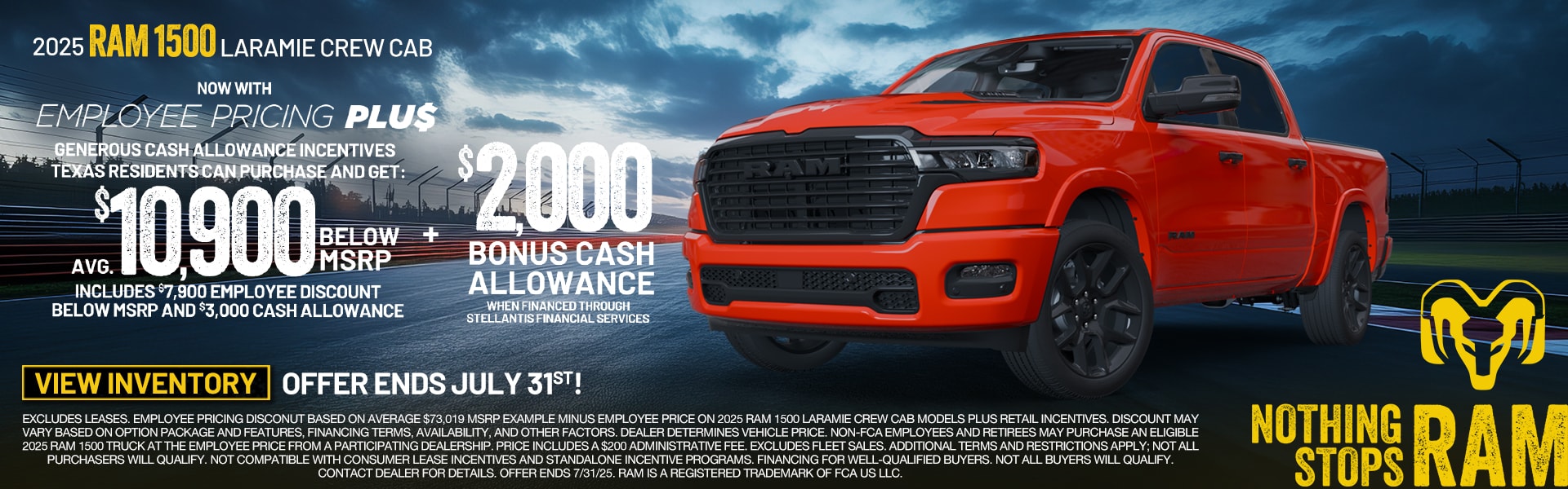 Ram 1500 offer