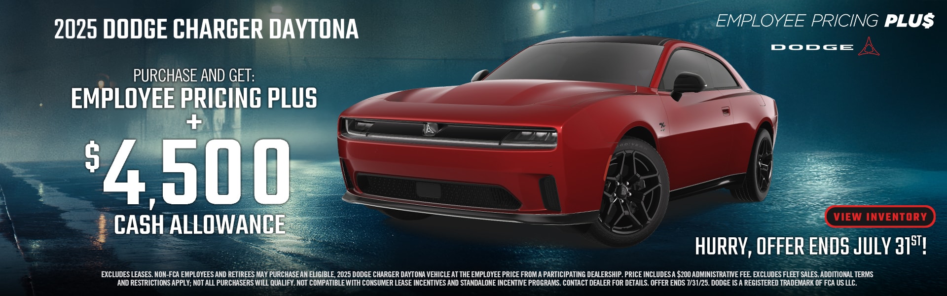 Dodge Charger Daytona offer