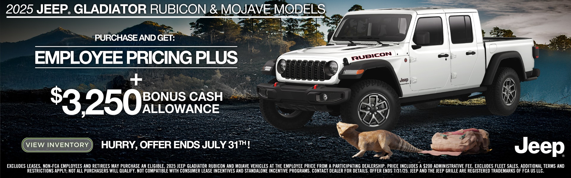 Jeep Gladiator offer