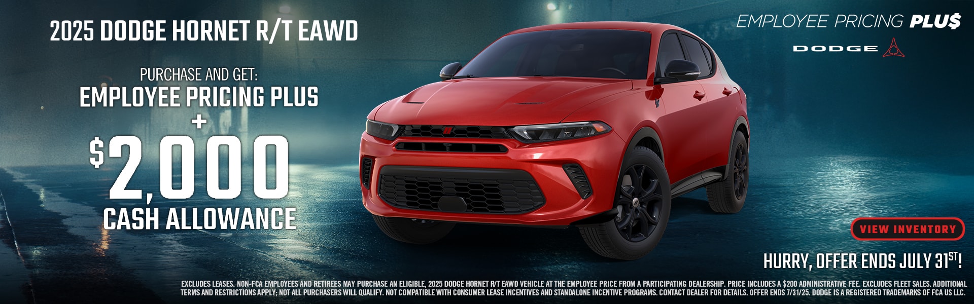 Dodge Hornet offer