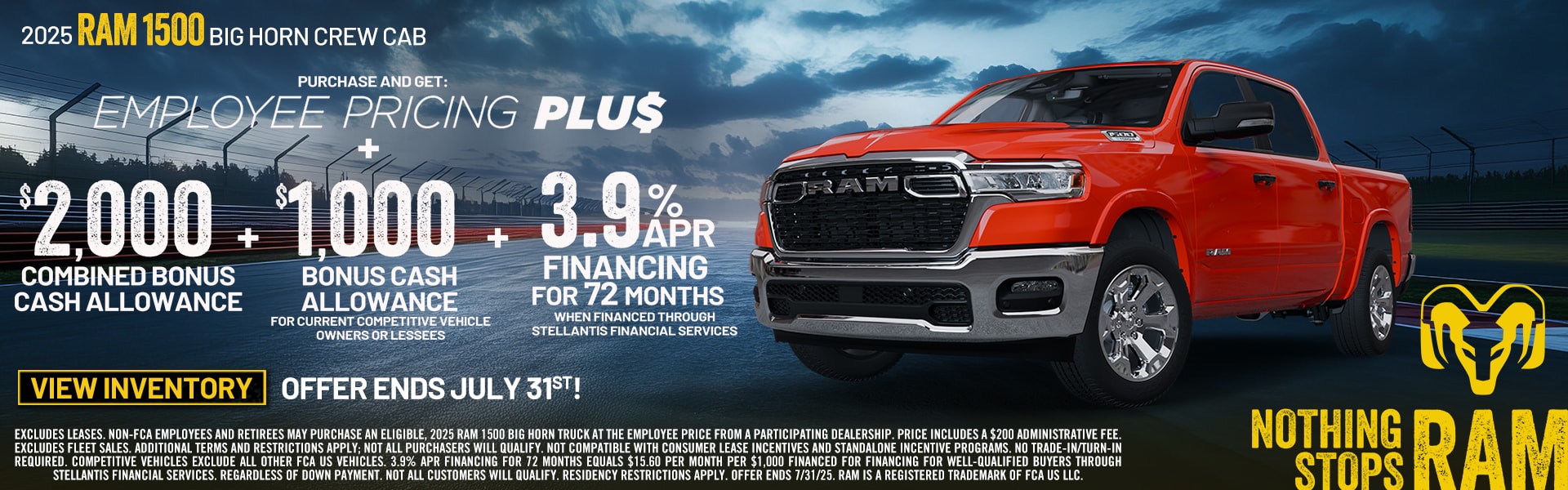 Ram 1500 offer