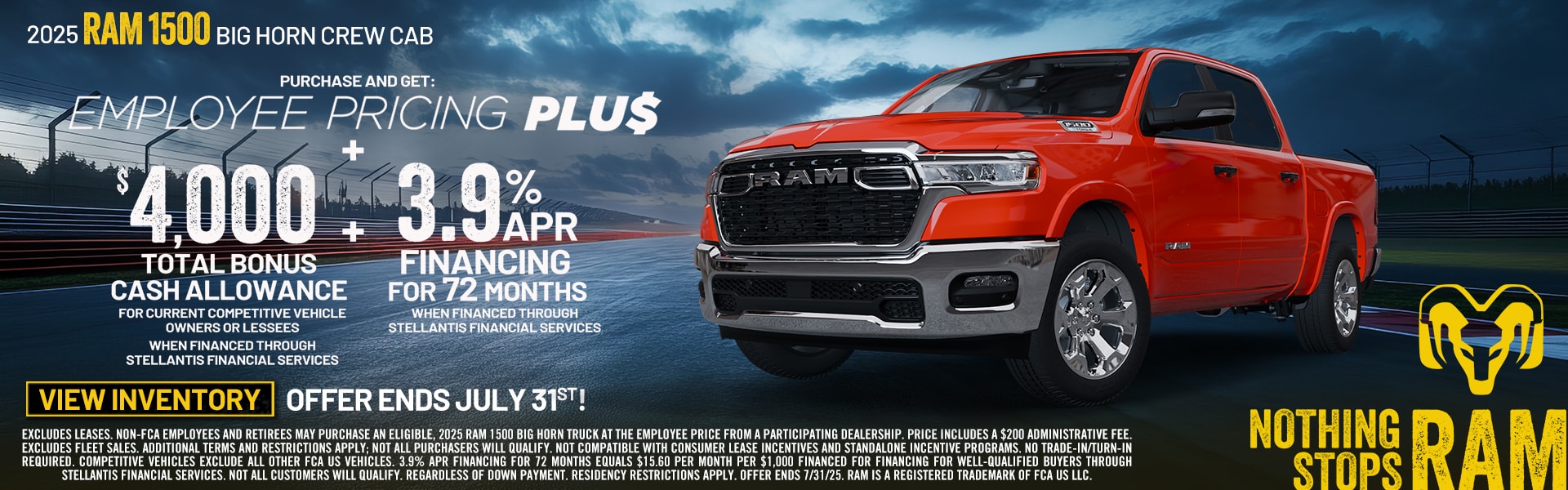 Ram 1500 offer