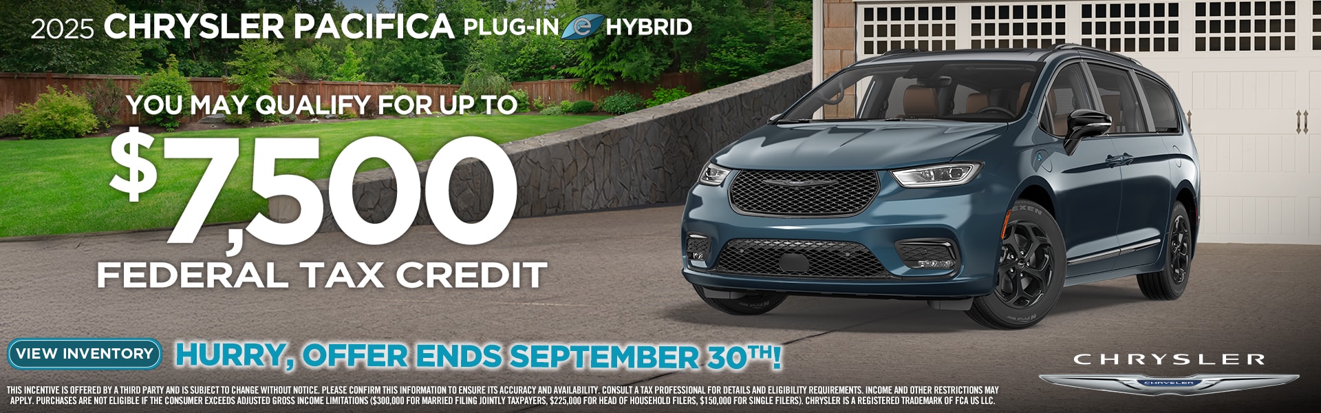 Chrysler Pacifica Hybrid Tax Credit