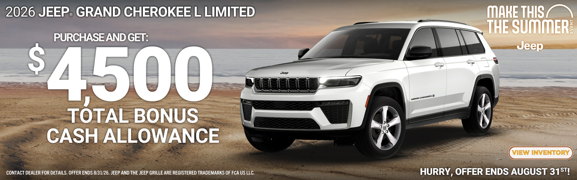 Jeep Grand Cherokee offer