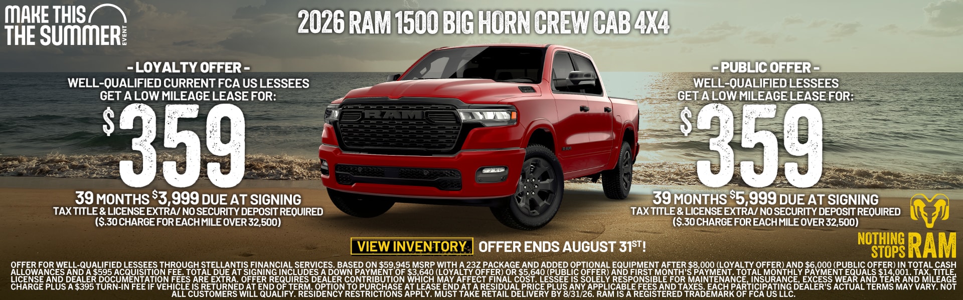 Ram 1500 offer