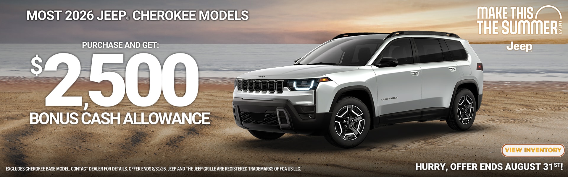 Jeep Cherokee offer