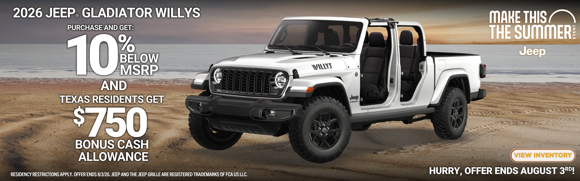 Jeep Gladiator offer