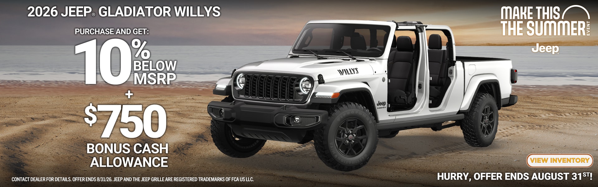 Jeep Gladiator offer