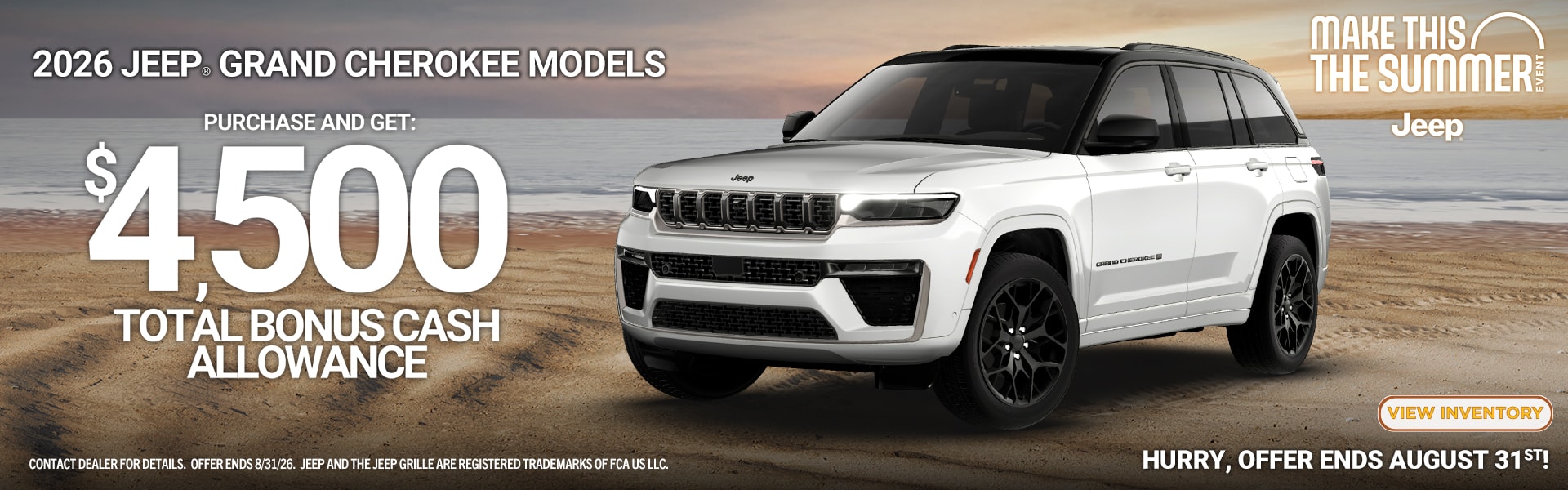 Jeep Grand Cherokee offer