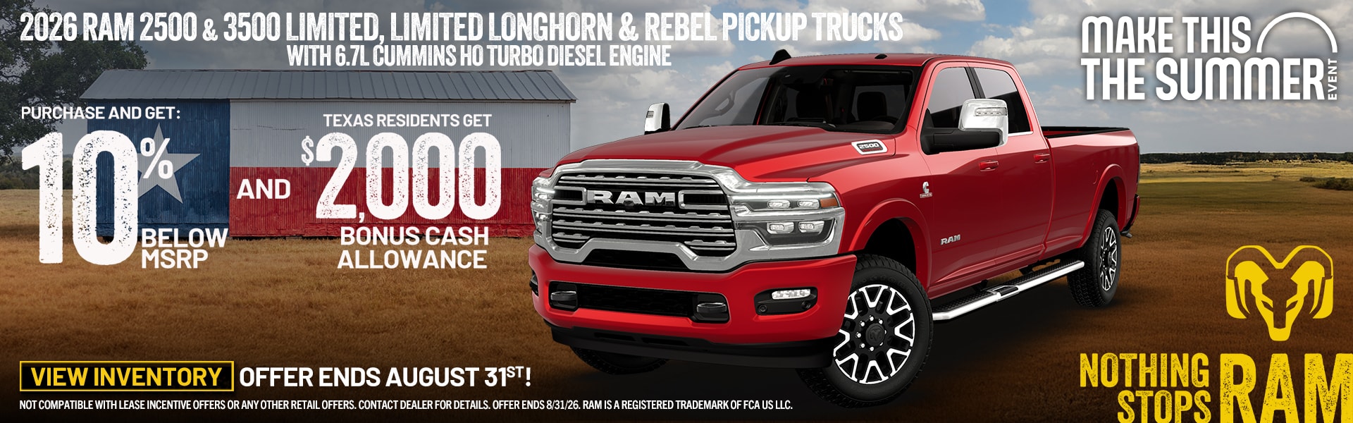 Ram 2500 offer