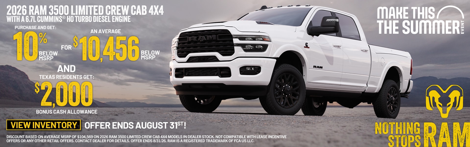 Ram 3500 offer