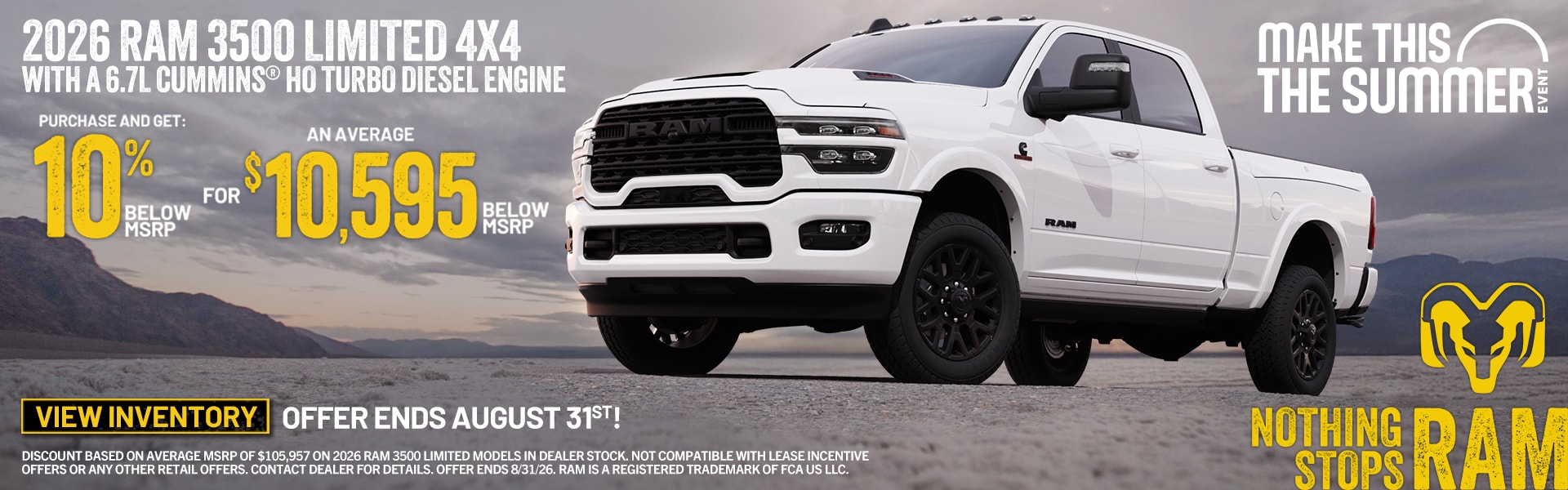 Ram 3500 offer