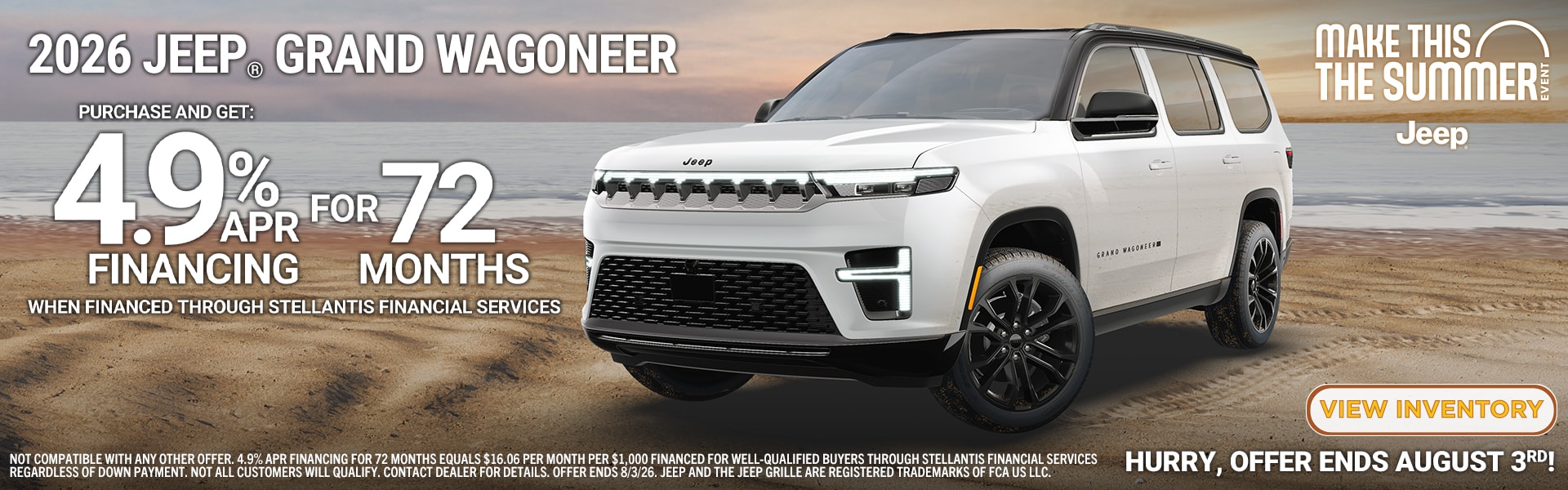 Jeep Grand Wagoneer offer