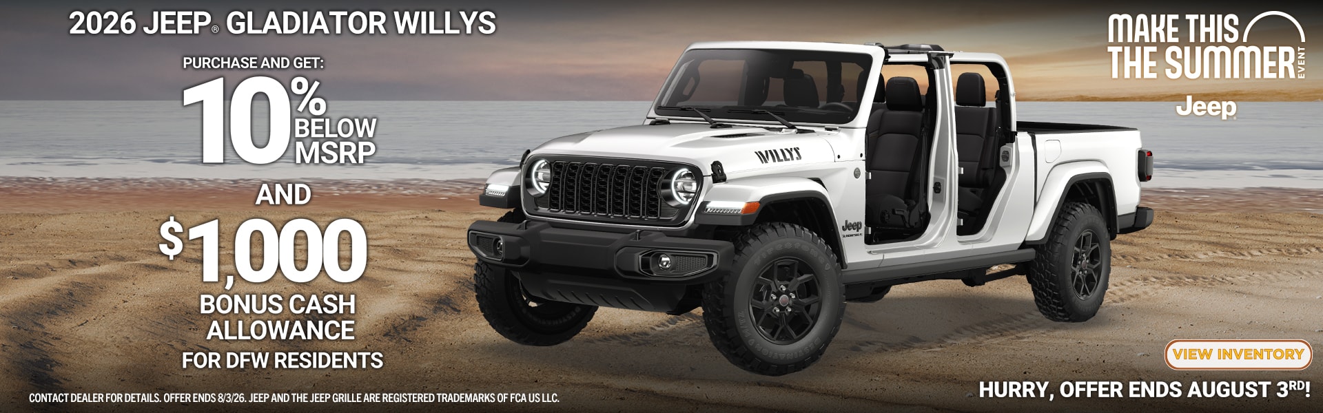 Jeep Gladiator offer