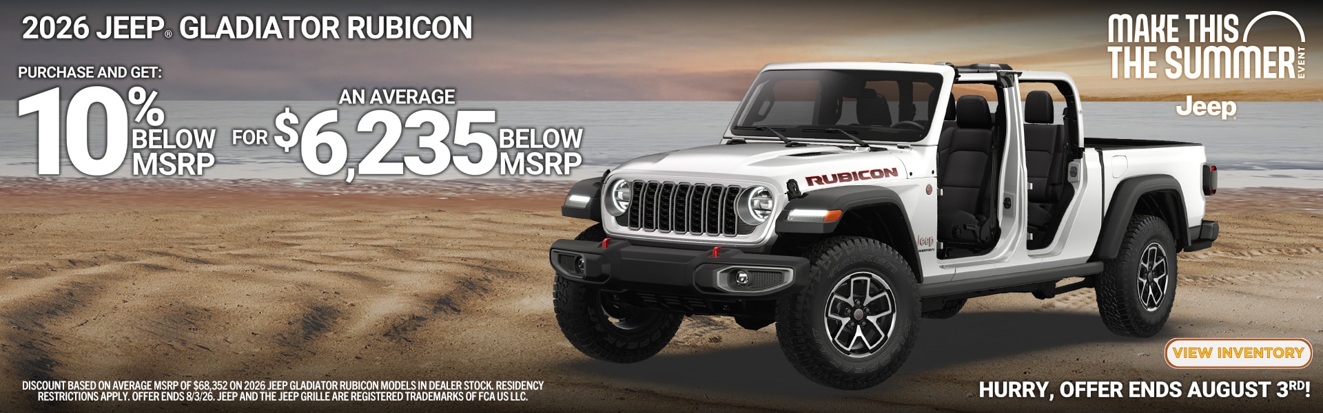 Jeep Gladiator offer