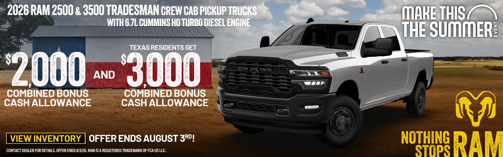 Ram 2500 offer