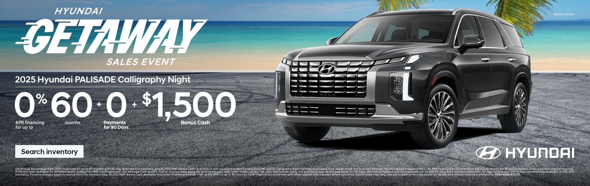 Hyundai Palisade offer