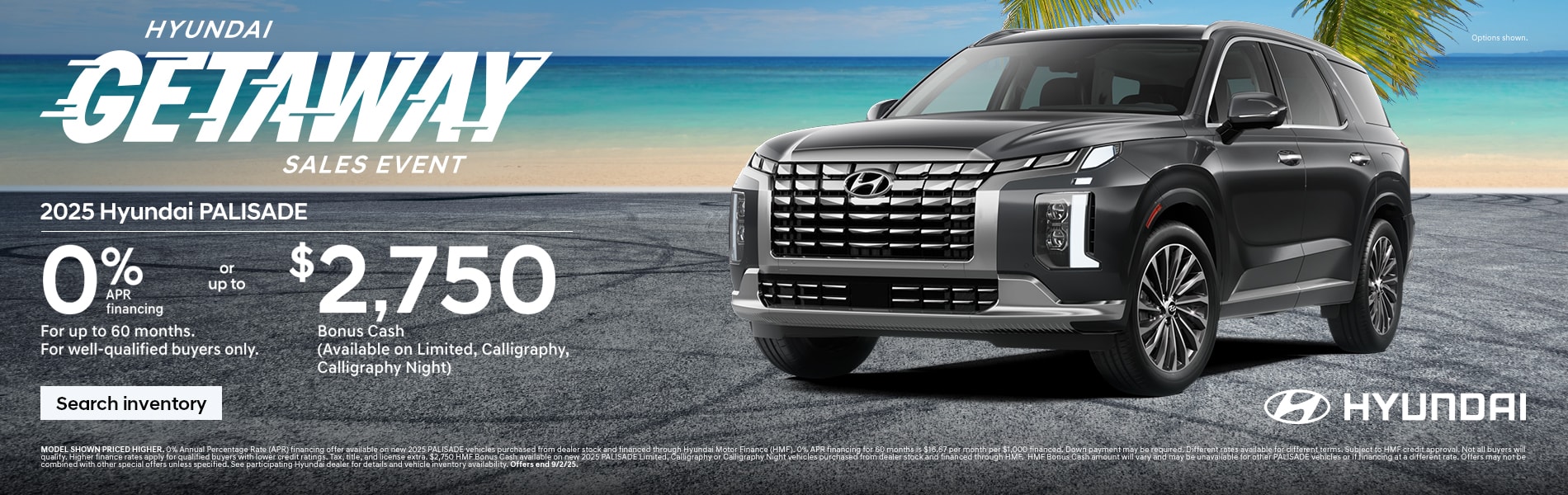 Hyundai Palisade offer