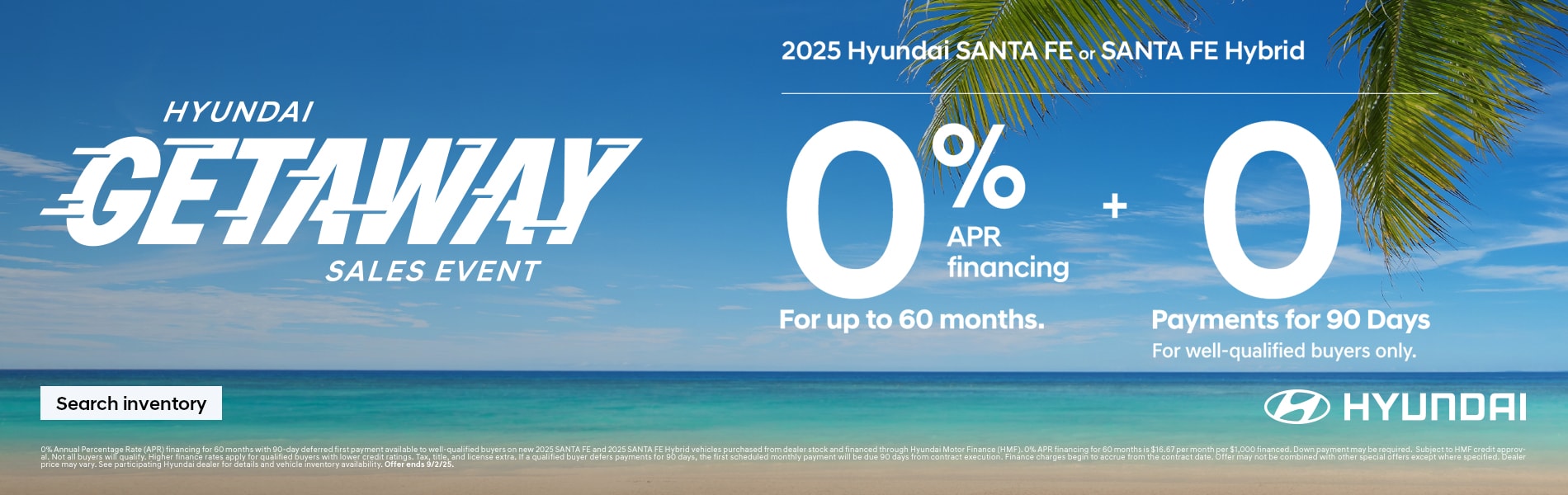 Santa Fe Getaway Sales Event