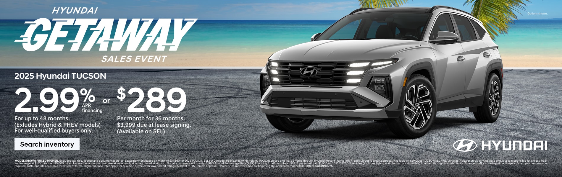 Hyundai Tucson offer