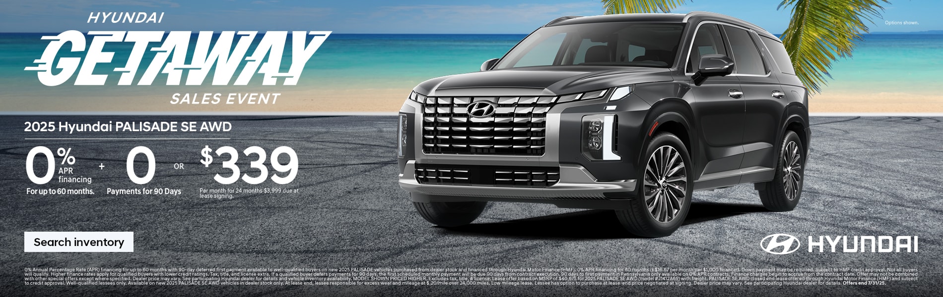 Hyundai Palisade offer