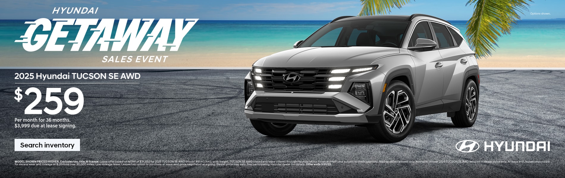Hyundai Tucson offer