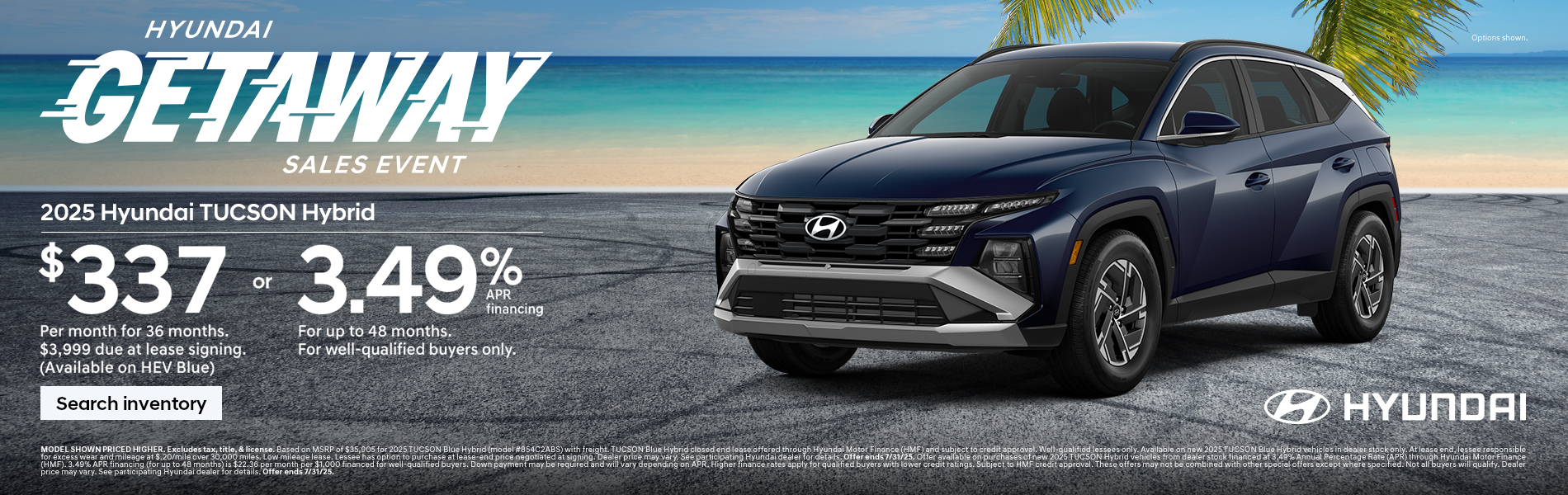 Hyundai Tucson Hybrid offer