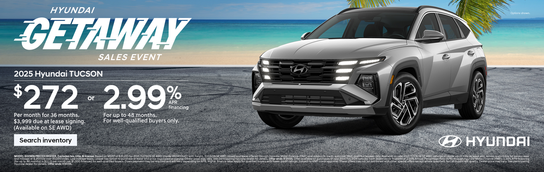 Hyundai Tucson offer