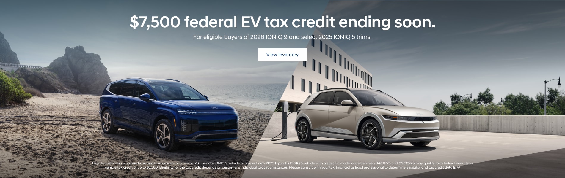 IONIQ Federal tax credit ending soon
