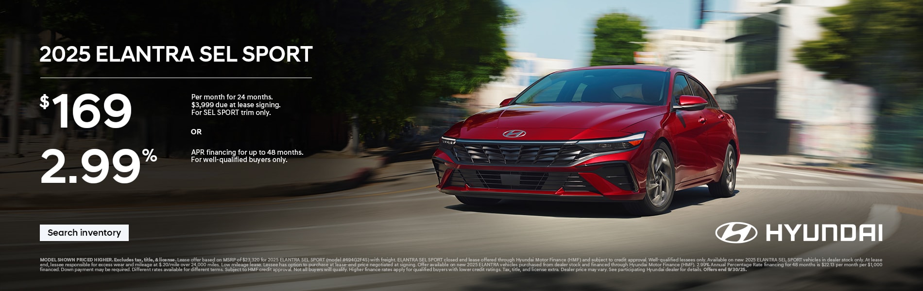 Hyundai Elantra offer