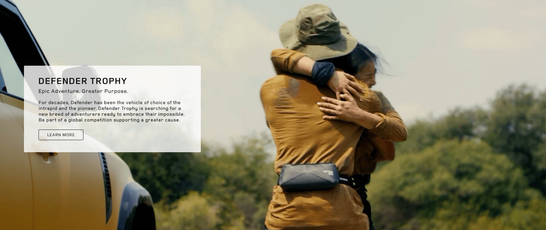 Defender Trophy is searching for a new breed of adventurers