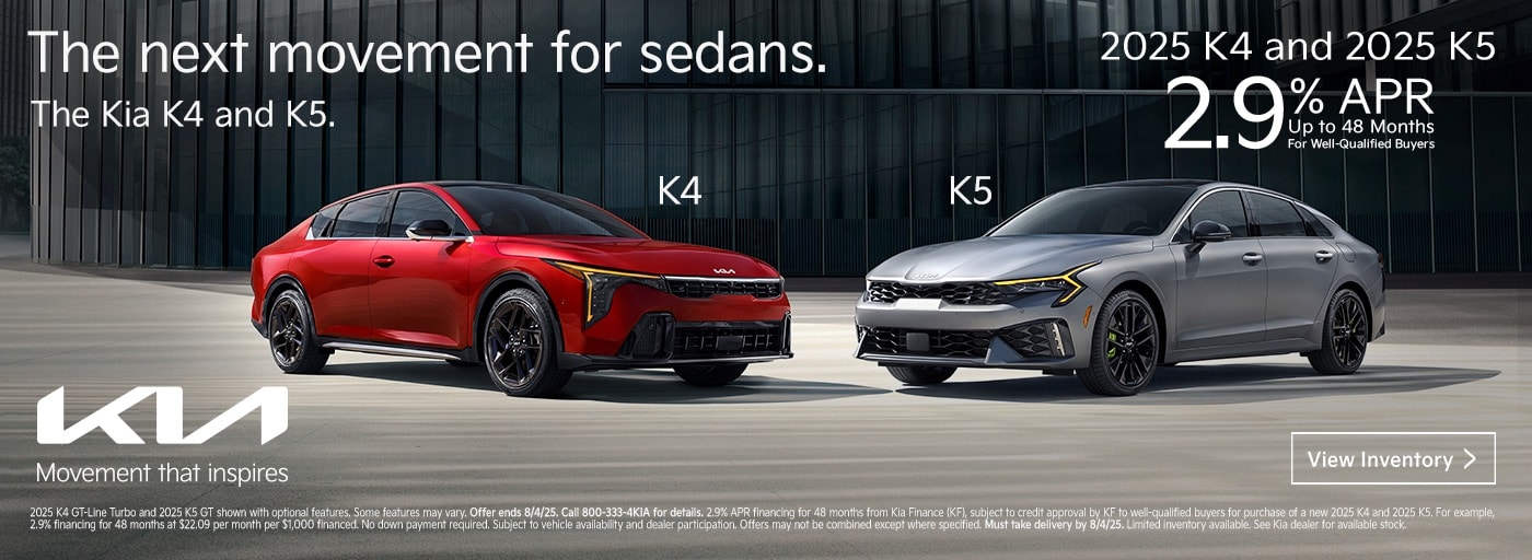 2025 K4 and K5 2.9 % Offer 