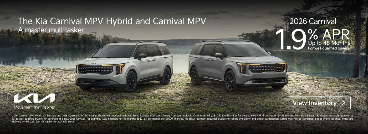 Kia Carnival offer