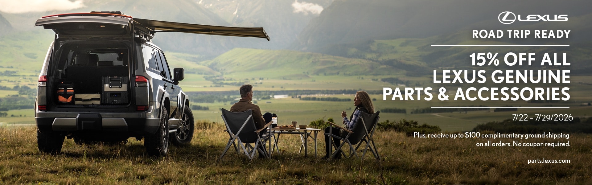 15% off All Lexus Genuine Parts & Accessories