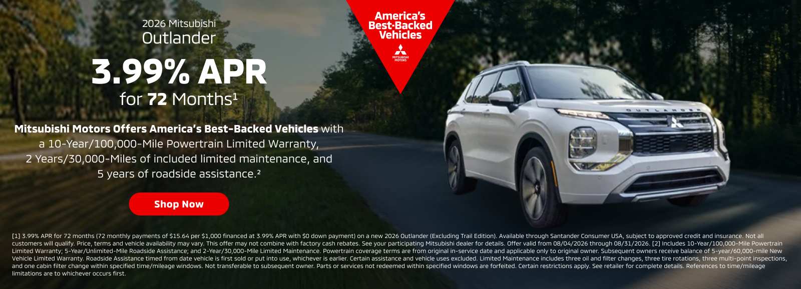 2026 Mitsubishi Outlander