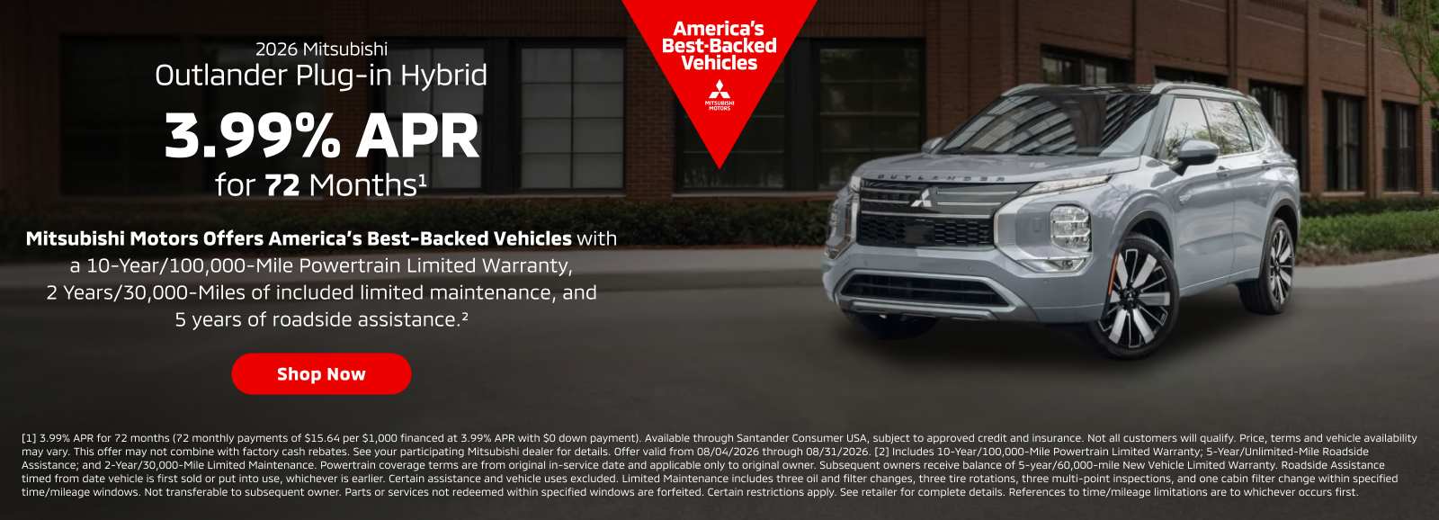 2026 Mitsubishi Outlander PHEV